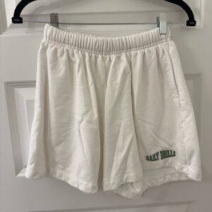 Daily Drills Women's Cream Athletic Shorts